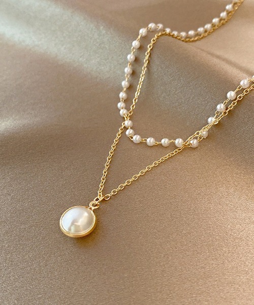 ｔｏｌｅｎｅ（トレネ）の「パール2連ネックレス（ネックレス・レディース・A・ONE SIZE）」の5枚目の写真