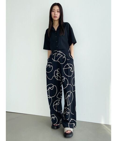 EMODA（エモダ）の「オーバーショートシャツ（シャツ/ブラウス・レディース・ベージュ/ブラック/その他/ブルー・FREE）」の12枚目の写真