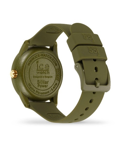 ICE WATCH（アイスウォッチ）の「※入荷禁止「Ice-Watch アイスウォッチ」ICE solar power - カーキ - スモール - 3H（アナログ腕時計・レディース・カーキ・SMALL）」の4枚目の写真