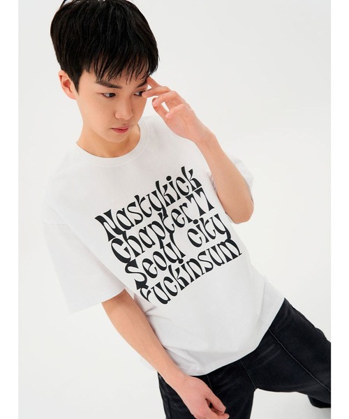 NASTY KICK(ナスティーキック)の「【UNISEX】NASTYKICK/Kinsum Logo T 2197594(Tシャツ/カットソー・レディース・ブラック/ホワイト/ネイビー/その他1・X-LARGE/MEDIUM/LARGE)」の21枚目の写真