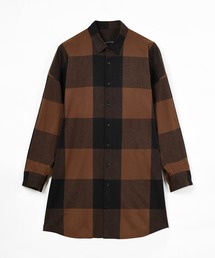 LAD MUSICIAN | BLOCK CHECK LONG SHIRT(シャツ/ブラウス)