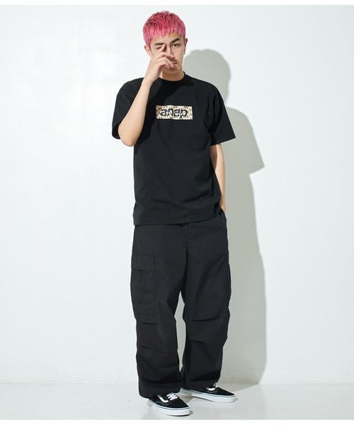 ANAP(アナップ)の「UNISEX対応 モノグラムボックスロゴプリントTシャツ【親子・ジュニアお揃い】(Tシャツ/カットソー・レディース・ブラック/ホワイト・M/L)」の7枚目の写真