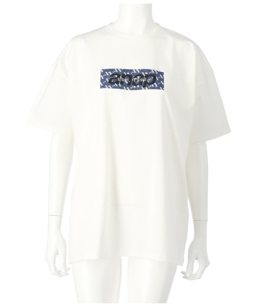 ANAP(アナップ)の「UNISEX対応 モノグラムボックスロゴプリントTシャツ【親子・ジュニアお揃い】(Tシャツ/カットソー・レディース・ブラック/ホワイト・M/L)」の9枚目の写真