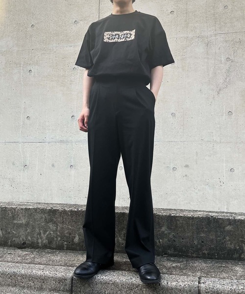 ANAP(アナップ)の「UNISEX対応 モノグラムボックスロゴプリントTシャツ【親子・ジュニアお揃い】(Tシャツ/カットソー・レディース・ブラック/ホワイト・M/L)」の4枚目の写真