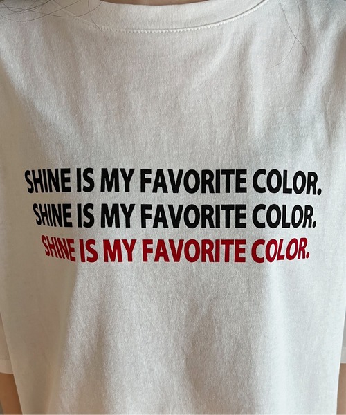 feepur by saya（フェピュールバイサヤ）の「アソートロゴTee（Tシャツ/カットソー・レディース・ブルー/オフホワイト/ブラック/ピンク・MEDIUM）」の14枚目の写真