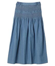 Sugar spoon | ・SUGAR SPOON デニムシャーリングスカート(スカート)