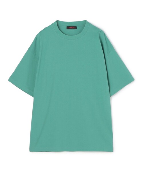 caban(キャバン)の「CABaN ドライスビンコットン ハーフスリーブTシャツ(Tシャツ/カットソー・メンズ・ダークブルー/ピンク/ホワイト/グリーン/ブラック/ダークパープル/ライトブルー/ターコイズブルー/ブラウン・L/M)」の6枚目の写真