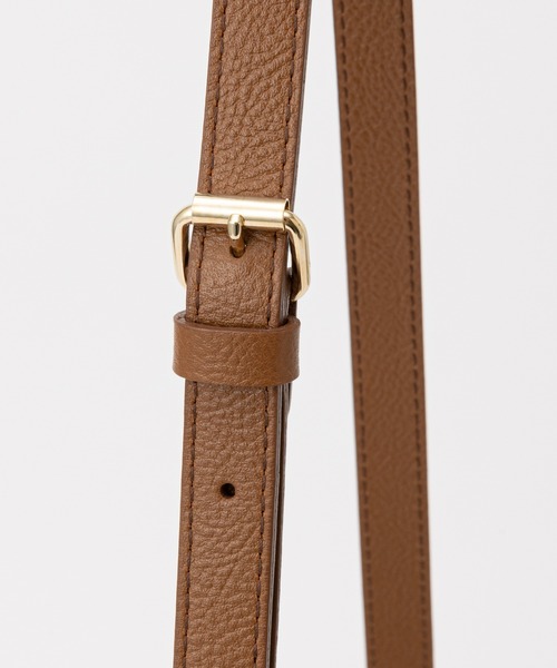 russet（ラシット）の「メタルロゴスクエアトートバッグ S(CE-1118)（トートバッグ・レディース・キナリ/グレー・FREE）」の9枚目の写真