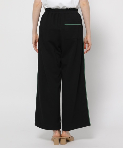 saloon(サルーン)の「SALOON(サルーン)/サイドライン裏毛パンツ(スウェットパンツ・レディース・ブラック/オフホワイト/カーキ・FREE)」の21枚目の写真