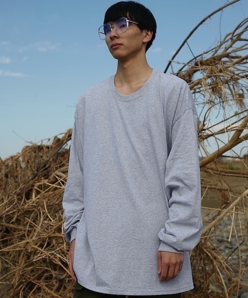 セール】6ozウルトラコットン オーバーサイズ ロングスリーブ Tシャツ