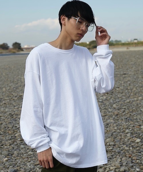セール】6ozウルトラコットン オーバーサイズ ロングスリーブ Tシャツ
