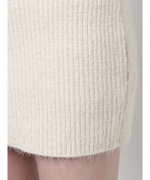 GYDA（ジェイダ）の「【SET着用可】シャギーニットタイトミニスカートライクショートパンツ（スカート・レディース・チャコールグレー/ブラウン/アイボリー・FREE）」の10枚目の写真