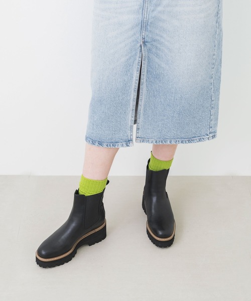 EVOL（イーボル）の「【EVOL】厚底トラックソールサイドゴアブーツ IV5175（ブーツ・レディース・ブラック系その他/ブラック・24.0cm/23.0cm/24.5cm/23.5cm/22.5cm）」の20枚目の写真