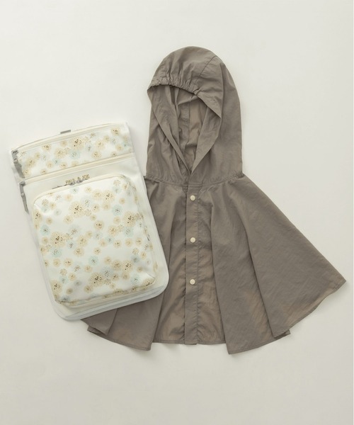 PAUL&JOE（ポールアンドジョー）の「PAUL & JOE(ポール & ジョー)ポンチョ付き多機能ランドセルカバー（ランドセル・キッズ・ホワイト/ミント/ライトパープル/ライトピンク・ONE SIZE）」の16枚目の写真