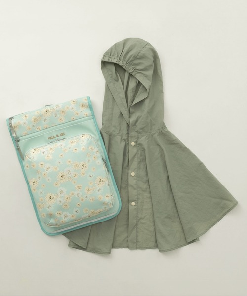 PAUL&JOE（ポールアンドジョー）の「PAUL & JOE(ポール & ジョー)ポンチョ付き多機能ランドセルカバー（ランドセル・キッズ・ホワイト/ミント/ライトパープル/ライトピンク・ONE SIZE）」の19枚目の写真