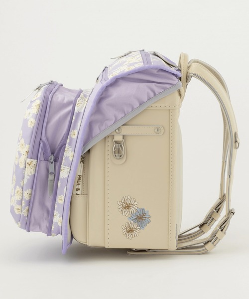 PAUL&JOE（ポールアンドジョー）の「PAUL & JOE(ポール & ジョー)ポンチョ付き多機能ランドセルカバー（ランドセル・キッズ・ホワイト/ミント/ライトパープル/ライトピンク・ONE SIZE）」の5枚目の写真