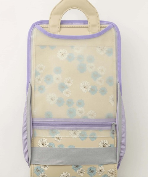 PAUL&JOE（ポールアンドジョー）の「PAUL & JOE(ポール & ジョー)ポンチョ付き多機能ランドセルカバー（ランドセル・キッズ・ホワイト/ミント/ライトパープル/ライトピンク・ONE SIZE）」の6枚目の写真