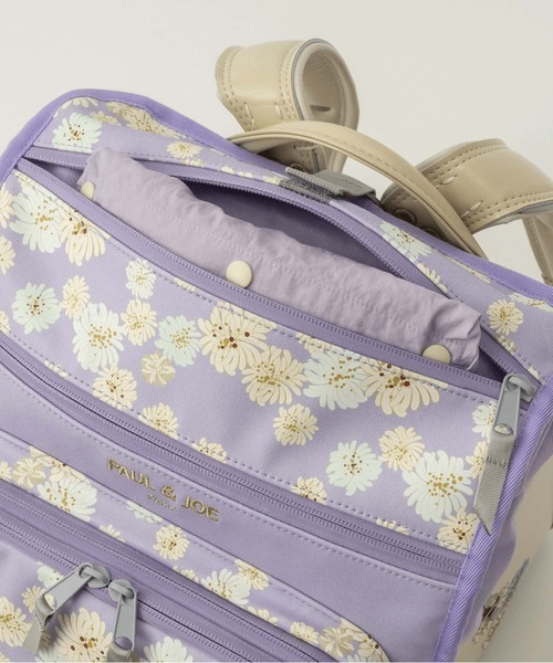 PAUL&JOE（ポールアンドジョー）の「PAUL & JOE(ポール & ジョー)ポンチョ付き多機能ランドセルカバー（ランドセル・キッズ・ホワイト/ミント/ライトパープル/ライトピンク・ONE SIZE）」の10枚目の写真