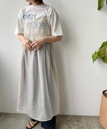LOWRYS FARM | オーガンジーキャミワンピース　966933(ワンピース)