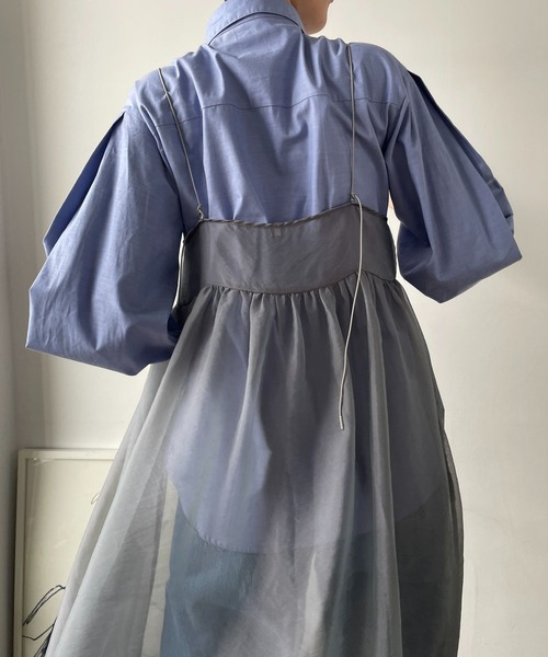 LOWRYS FARM(ローリーズファーム)の「オーガンジーキャミワンピース 966933(ワンピース・レディース・ブラック/グレー/アイボリー/その他19・FREE)」の20枚目の写真