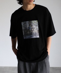 ルーズ グラフィック プリント Tシャツ<ユニセックス>