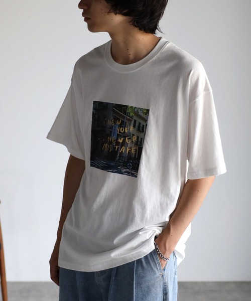 セール】ルーズ グラフィック プリント Tシャツ<ユニセックス