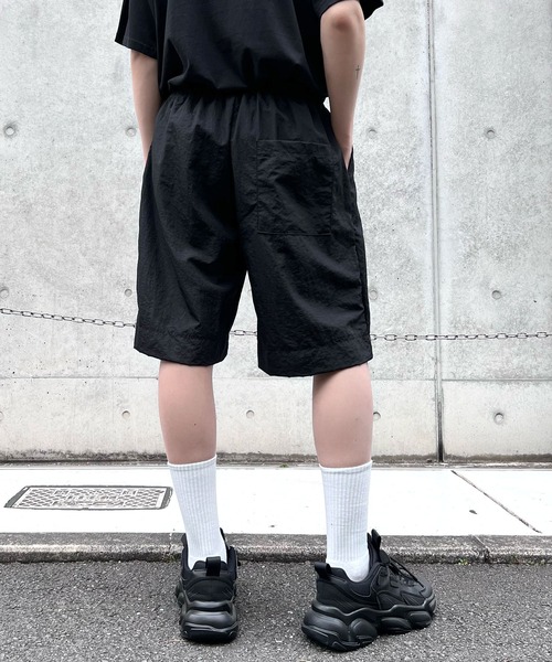 Figments（フィグメンツ）の「ナイロンイージーショートパンツ（その他パンツ・レディース・ブラック/スミクロ・FREE）」の3枚目の写真
