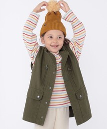 GOLDEN MILLS INC.（ゴールデンミルズ）の「【SHIPS KIDS別注】GOLDENMILLS:100～140cm / ミリタリー ベスト（Tシャツ/カットソー）」