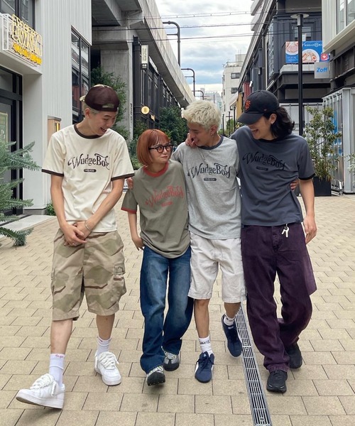WudgeBoy(ワッジボーイ)の「WudgeBoy Lingr-Tee(Tシャツ/カットソー・レディース・カーキ/チャコールグレー/杢グレー/アイボリー・MEDIUM/LARGE)」の10枚目の写真