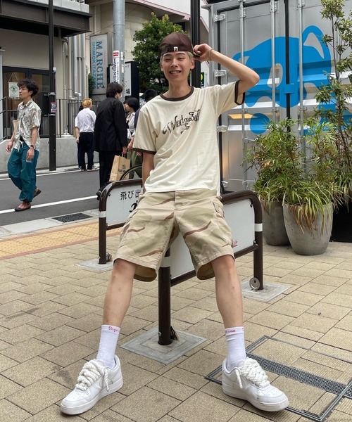 WudgeBoy(ワッジボーイ)の「WudgeBoy Lingr-Tee(Tシャツ/カットソー・レディース・カーキ/チャコールグレー/杢グレー/アイボリー・MEDIUM/LARGE)」の7枚目の写真