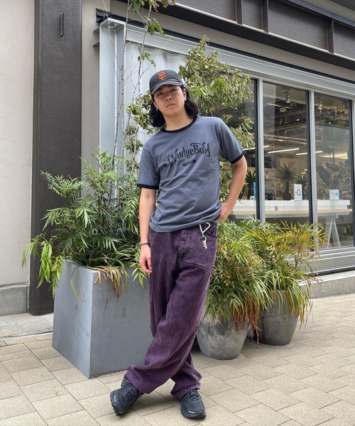WudgeBoy(ワッジボーイ)の「WudgeBoy Lingr-Tee(Tシャツ/カットソー・レディース・カーキ/チャコールグレー/杢グレー/アイボリー・MEDIUM/LARGE)」の9枚目の写真