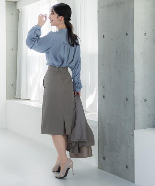 coca（coca）（コカ）の「【洗える】ノーカラージャケット＆スカート