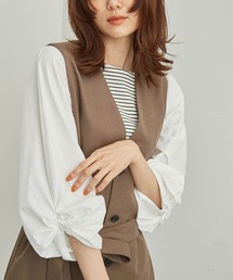 ROPE' PICNIC | 袖ディティールポンチトップス(Tシャツ/カットソー)