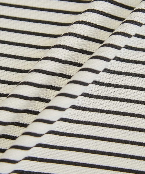 ROPE' PICNIC(ロペピクニック)の「袖ディティールポンチトップス(Tシャツ/カットソー・レディース・ベージュ/ワイン/ブラック系その他/ブラック・38)」の14枚目の写真