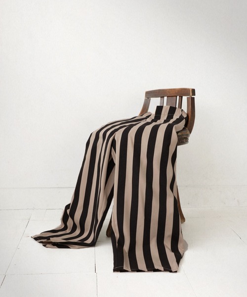 antiqua（アンティカ）の「ストライプサーカスパンツ（その他パンツ・レディース・ブラック×ベージュ・FREE）」の11枚目の写真