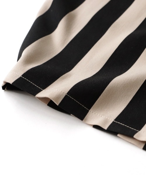 antiqua（アンティカ）の「ストライプサーカスパンツ（その他パンツ・レディース・ブラック×ベージュ・FREE）」の17枚目の写真