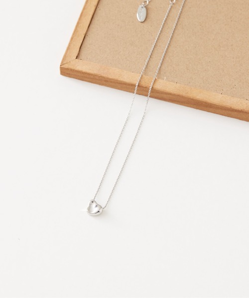 Chez toi（シェトワ）の「ハートネックレス（ネックレス・レディース・シルバー/ゴールド・FREE）」の2枚目の写真