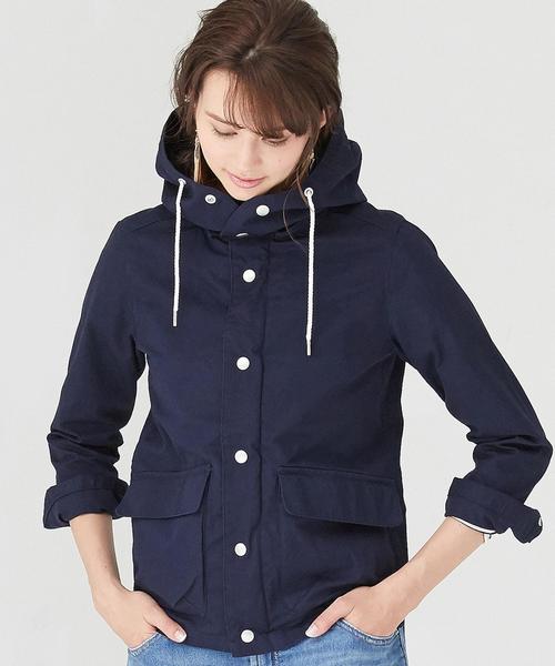 green label relaxing（グリーンレーベルリラクシング）の「※［WEB限定］CB C 2WAY デッキパーカー◆（ブルゾン・レディース・オリーブ/ネイビー/レッド・36/40/42/38）」の4枚目の写真