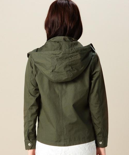 green label relaxing（グリーンレーベルリラクシング）の「※［WEB限定］CB C 2WAY デッキパーカー◆（ブルゾン・レディース・オリーブ/ネイビー/レッド・36/40/42/38）」の20枚目の写真
