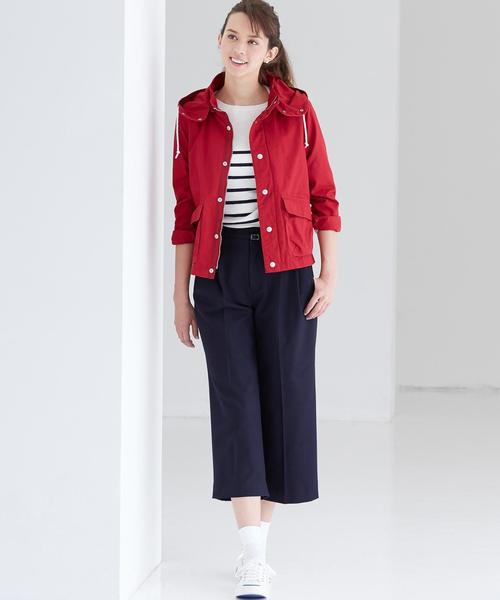 green label relaxing（グリーンレーベルリラクシング）の「※［WEB限定］CB C 2WAY デッキパーカー◆（ブルゾン・レディース・オリーブ/ネイビー/レッド・36/40/42/38）」の16枚目の写真