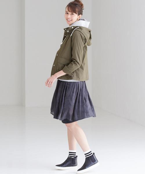 green label relaxing（グリーンレーベルリラクシング）の「※［WEB限定］CB C 2WAY デッキパーカー◆（ブルゾン・レディース・オリーブ/ネイビー/レッド・36/40/42/38）」の10枚目の写真