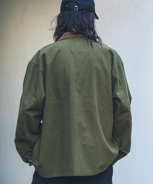 ARMY TWILL（アーミーツイル）の「『別注』ARMY TWILL×Sonny Label　Duck Logger Jacket（カバーオール・メンズ・インディゴブルー/カーキ/マスタード・MEDIUM/LARGE）」の7枚目の写真
