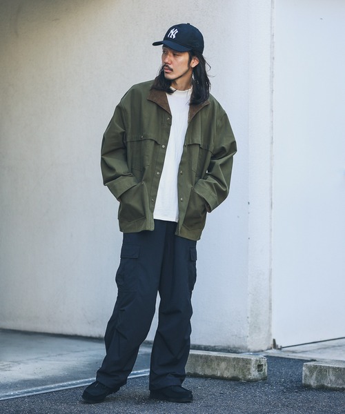 ARMY TWILL（アーミーツイル）の「『別注』ARMY TWILL×Sonny Label　Duck Logger Jacket（カバーオール・メンズ・インディゴブルー/カーキ/マスタード・MEDIUM/LARGE）」の8枚目の写真
