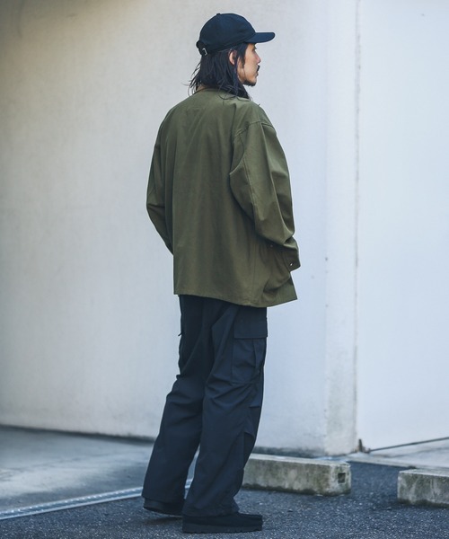 ARMY TWILL（アーミーツイル）の「『別注』ARMY TWILL×Sonny Label　Duck Logger Jacket（カバーオール・メンズ・インディゴブルー/カーキ/マスタード・MEDIUM/LARGE）」の9枚目の写真