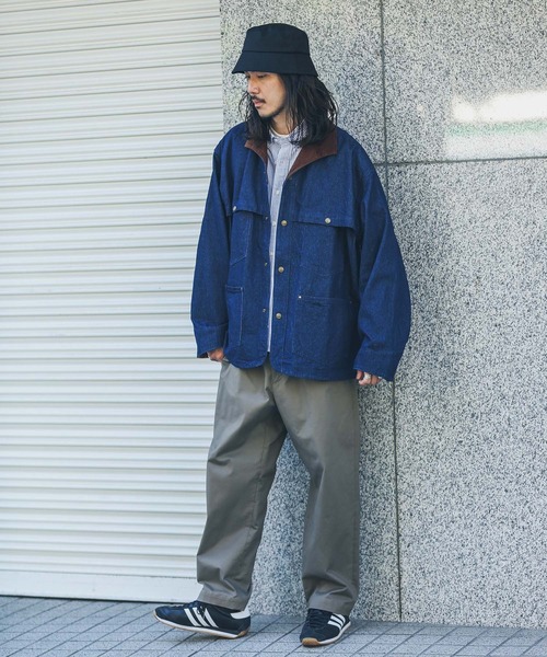 ARMY TWILL（アーミーツイル）の「『別注』ARMY TWILL×Sonny Label　Duck Logger Jacket（カバーオール・メンズ・インディゴブルー/カーキ/マスタード・MEDIUM/LARGE）」の13枚目の写真