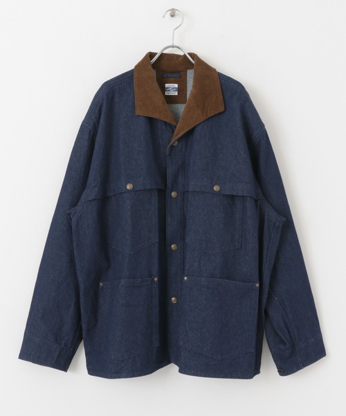 ARMY TWILL（アーミーツイル）の「『別注』ARMY TWILL×Sonny Label　Duck Logger Jacket（カバーオール・メンズ・インディゴブルー/カーキ/マスタード・MEDIUM/LARGE）」の19枚目の写真