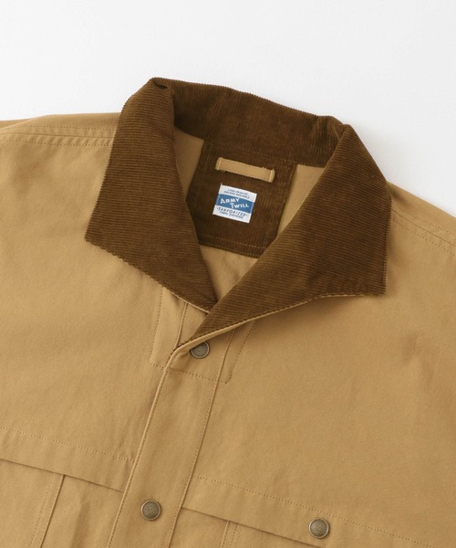 ARMY TWILL（アーミーツイル）の「『別注』ARMY TWILL×Sonny Label　Duck Logger Jacket（カバーオール・メンズ・インディゴブルー/カーキ/マスタード・MEDIUM/LARGE）」の22枚目の写真