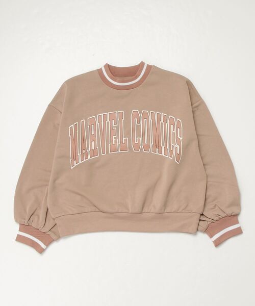 MARVEL（マーベル）の「マーベル MARVEL 裏毛スウェットプルオーバー（スウェット・キッズ・ホワイト/ベージュ・160cm/150cm/140cm/130cm）」の2枚目の写真