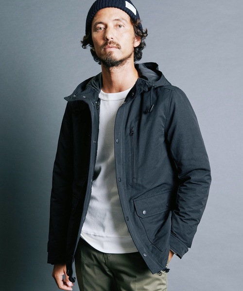 Magine（マージン）の「CTN/NY GROSSGRAIN 3WAY MOUNTAIN PARKA:コットン ナイロン グログラン 3WAY マウンテンパーカ（マウンテンパーカー・メンズ・ネイビー/ブラック/ベージュ/オリーブ・46/48/44）」の6枚目の写真