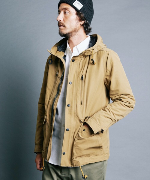 Magine（マージン）の「CTN/NY GROSSGRAIN 3WAY MOUNTAIN PARKA:コットン ナイロン グログラン 3WAY マウンテンパーカ（マウンテンパーカー・メンズ・ネイビー/ブラック/ベージュ/オリーブ・46/48/44）」の11枚目の写真